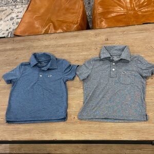 Vineyard Vines Kids Polo Shirts in Blue and blue Gray